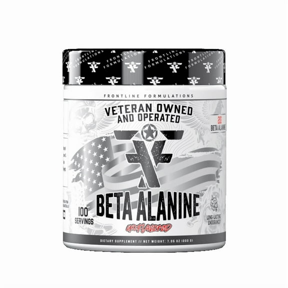 Frontline Formulations Beta Alanine Powder, Unflavored, 100 Servings
