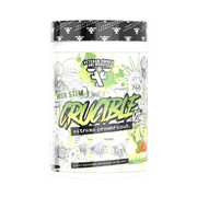 Frontline Formulations Crucible Pre-Workout Powder, High Stim, Veteran Owned and Operated 25 Servings, White Gummy Bear
