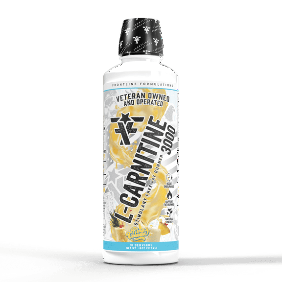 Frontline Formulations L-Carnitine | Premium Stimulant Free Workout Drink | Transforms Fat Into Energy and Supports Muscle Recovery For Men and Women | Pina Colada