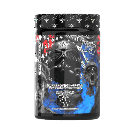 Frontline Formulations Operation Delirium Pre-Workout Powder, 6g L-Citrulline, 169mg Caffeine, Blue Cherry Slushie, 25 Servings