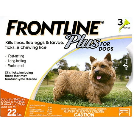 Frontline Plus Orange 3 Month 11-22lb