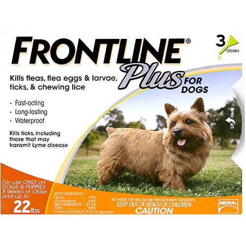 Frontline Plus Orange 3 Month 11-22lb