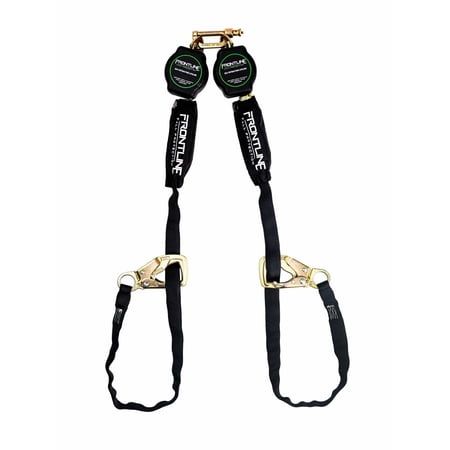 Frontline RPA092TB Tie Back Twin Leg Web 9' SRL with Tie Back Hook Ends