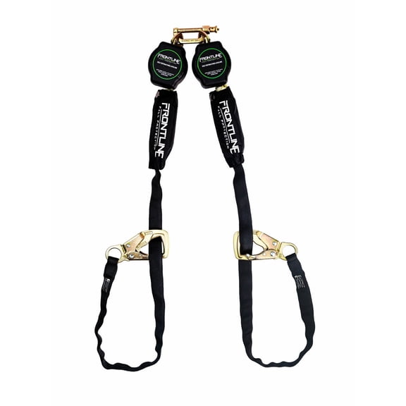 Frontline RPA092TB Tie Back Twin Leg Web 9' SRL with Tie Back Hook Ends
