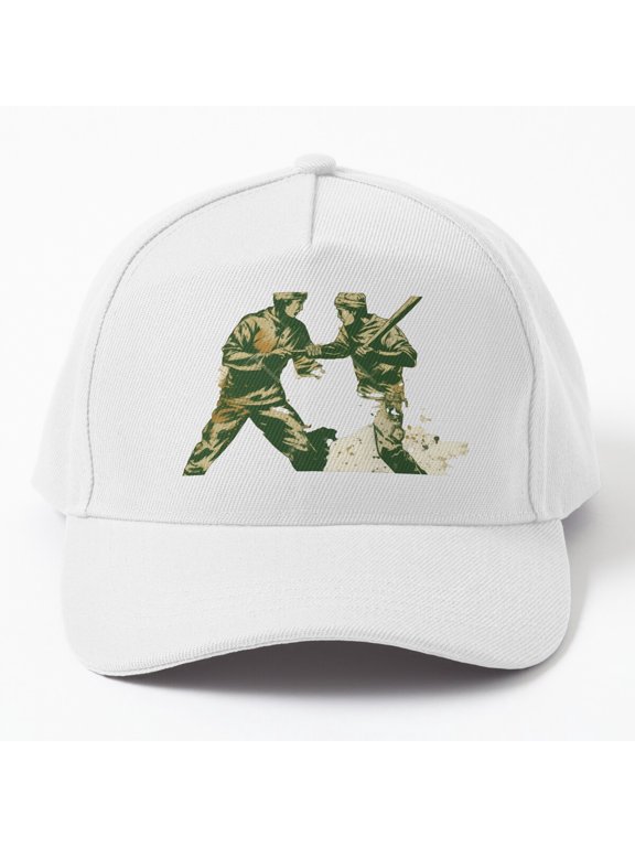 Frontline Spirit Baseball Cap, Soldier Resilience Military Graphic Design, Classic Hat