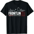 thumbnail image 1 of Frontliner ER Nurse Hospital Medical Registered Nursing T-Shirt, 1 of 3
