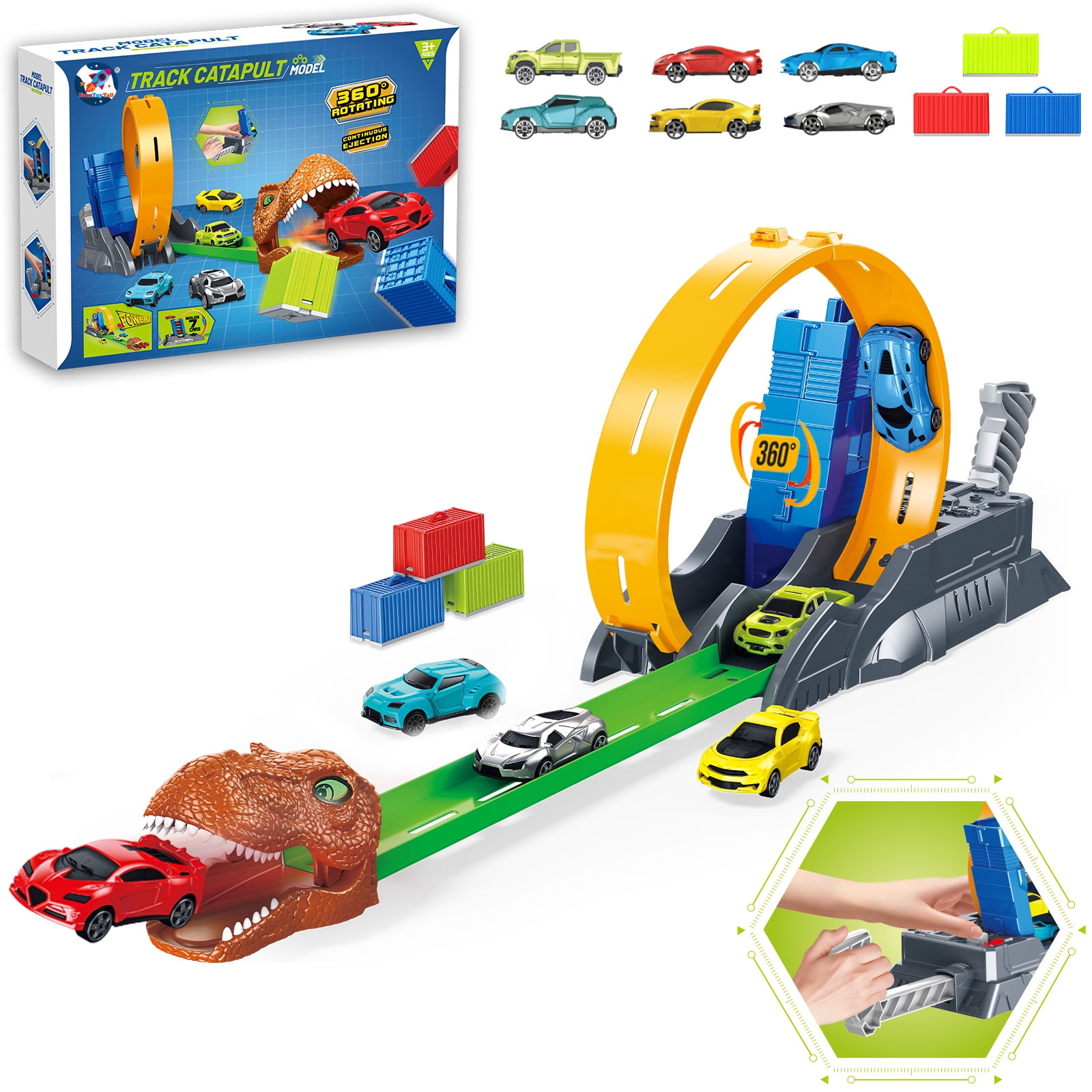 Loop-the-Loop Toy Tracks & Cars Set for Kids | Fun & Safe Play