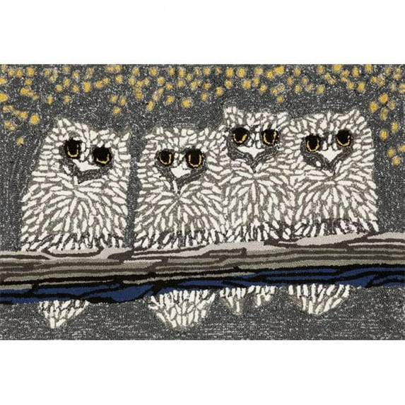 Frontporch 1443-47 Owls Night 24 x 36 In. Area Rugs