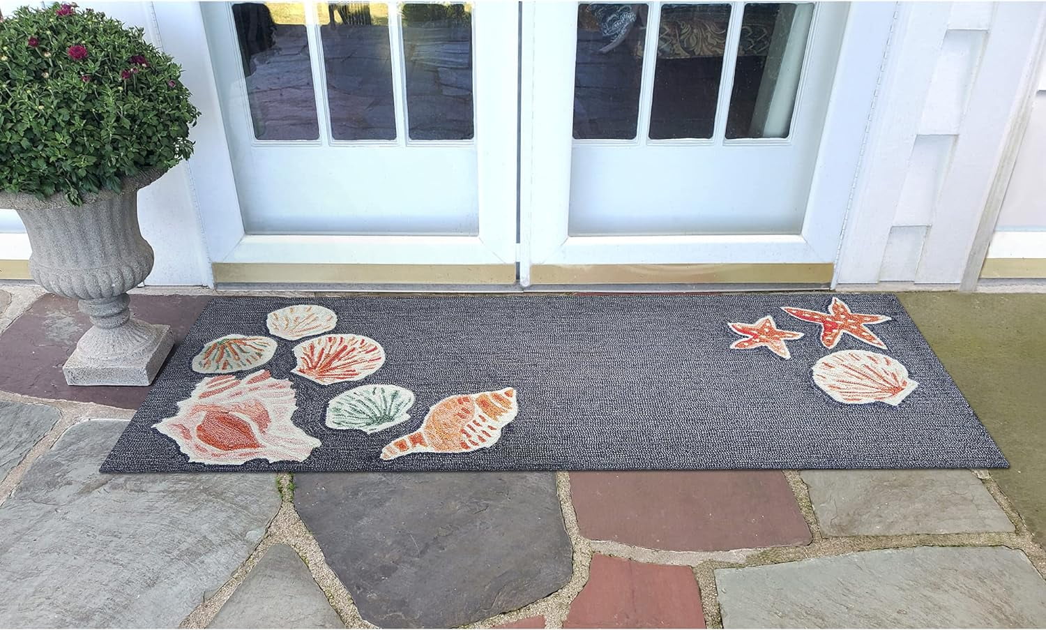 Frontporch Indoor Outdoor Rug Novelty Design, Hand Hooked, Weather