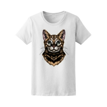 Frontview Of Bengal Cat  T-Shirt Men -Image by Shutterstock, Male Large