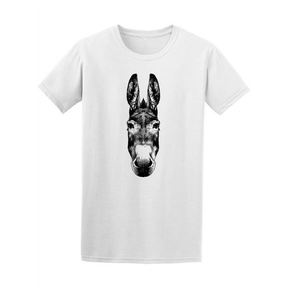 Frontview Of Donkey T-Shirt Men -Image by Shutterstock, Male Medium