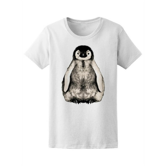Frontview Of Tiny Penguin  T-Shirt Women -Image by Shutterstock, Female Small