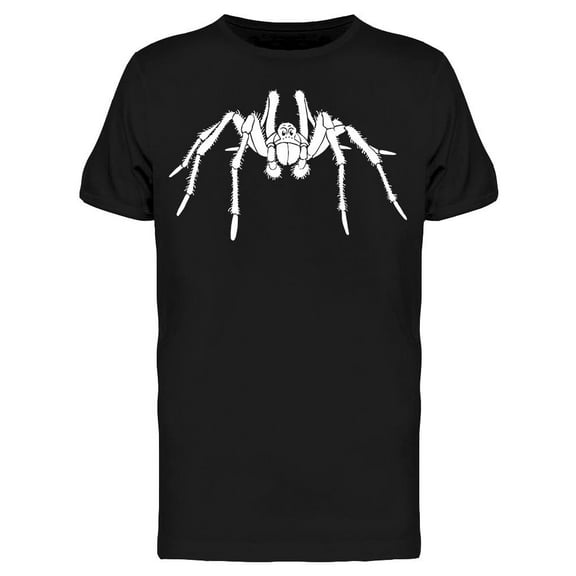 Frontview Of White Spider  T-Shirt Men -Image by Shutterstock, Male x-Large