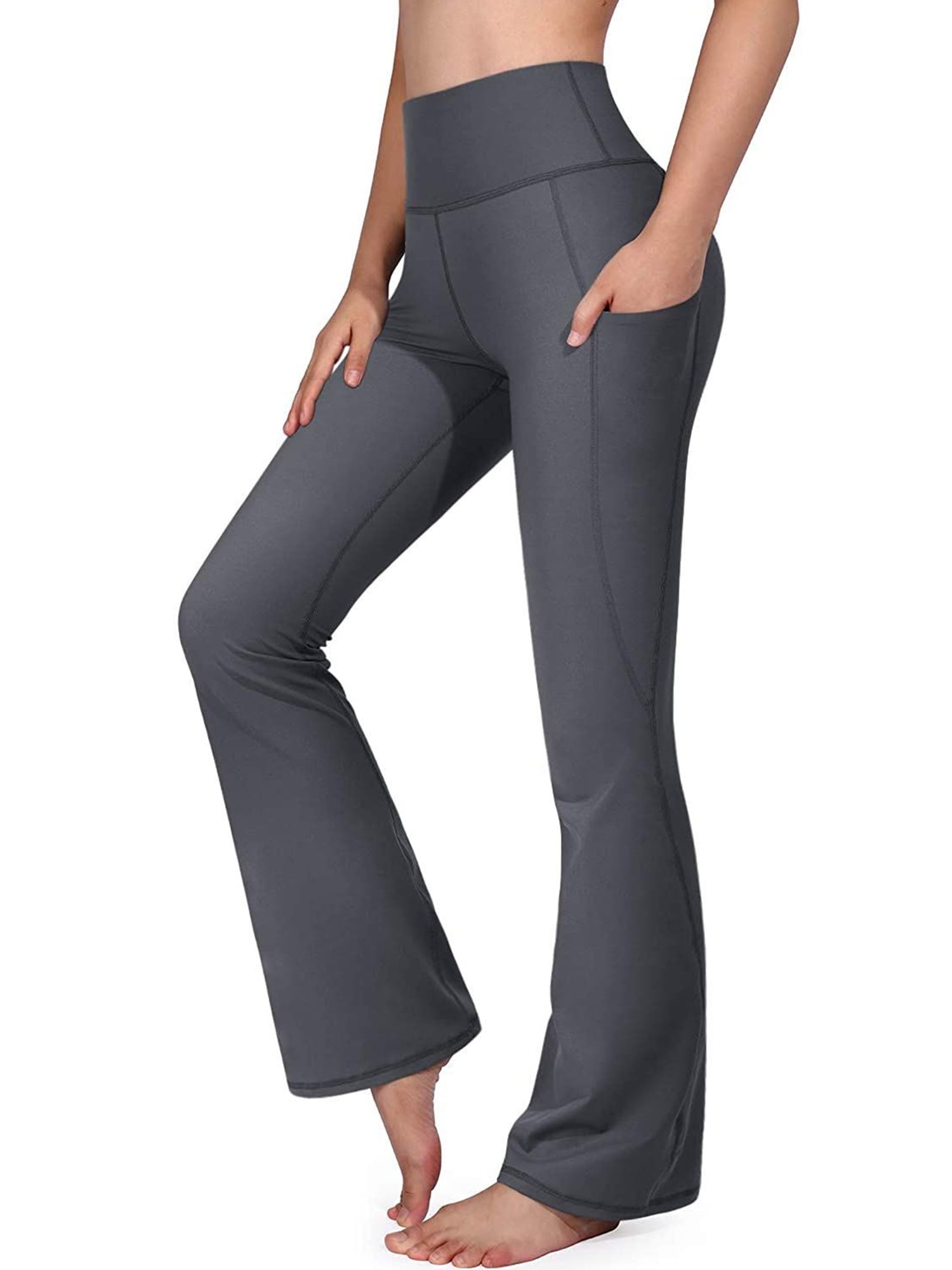 Oh So Soft High Waist Bootcut Yoga Pants with Pocket – Stretch Is Comfort