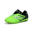 thumbnail image 1 of Frontwalk Boy's Soccer Cleats Round Toe Sneakers Lace Up Football Shoes Running Nonslip Trainers Adult Flat Green Broken Cleats 4.5Y, 1 of 9