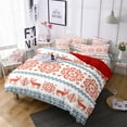 thumbnail image 1 of Frontwalk Christmas Bedspread Lightweight Coverlet Set 3 Pieces Premium Quilt Sets Printed Style M Queen, 1 of 1