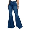 thumbnail image 1 of Frontwalk Denim Flare Pants for Women High Waist Stretchy Jeans Bell Bottoms, 1 of 8