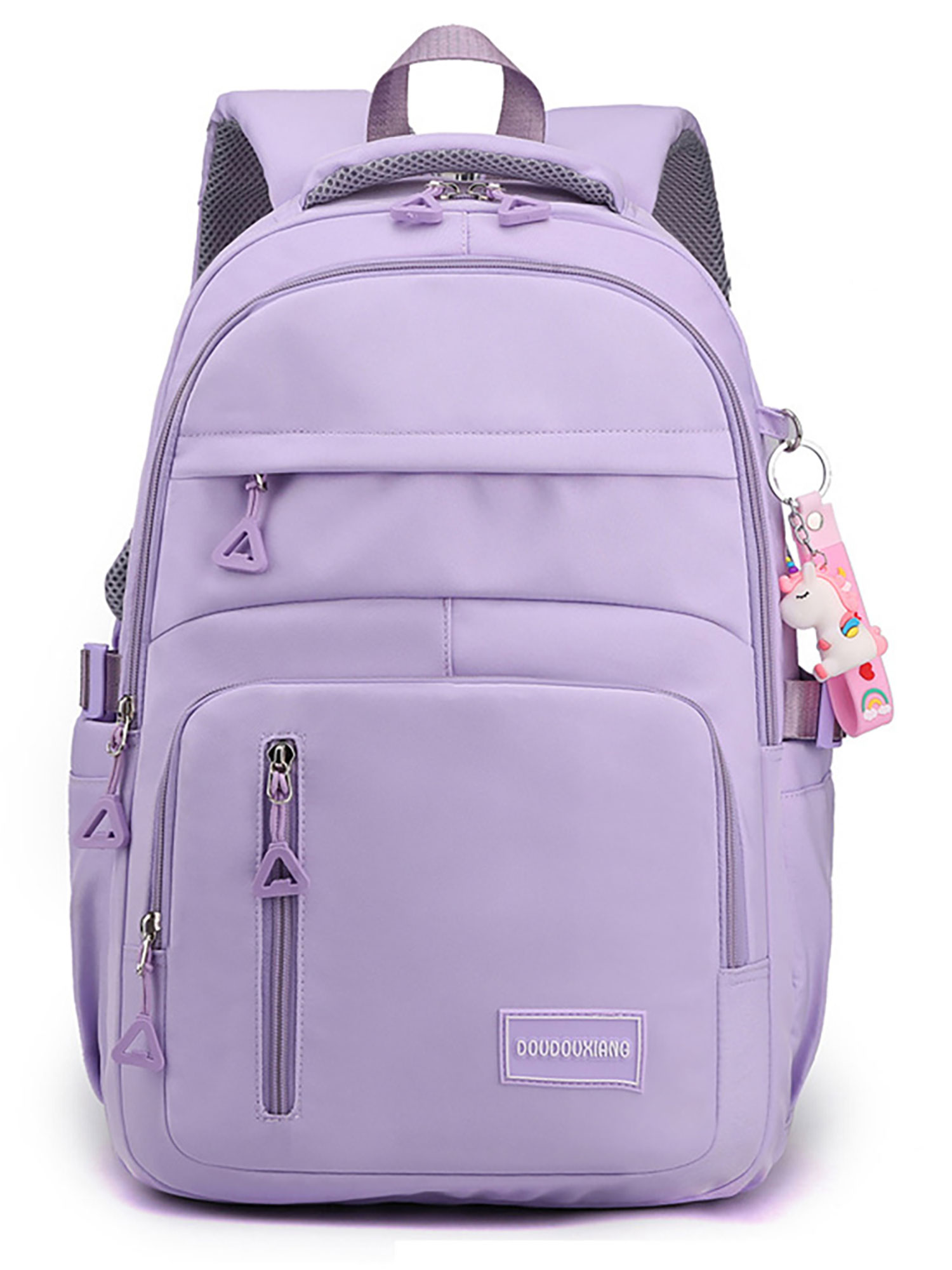 Frontwalk Girls Backpack School Backpack Top Handle Bag Multi Pockets