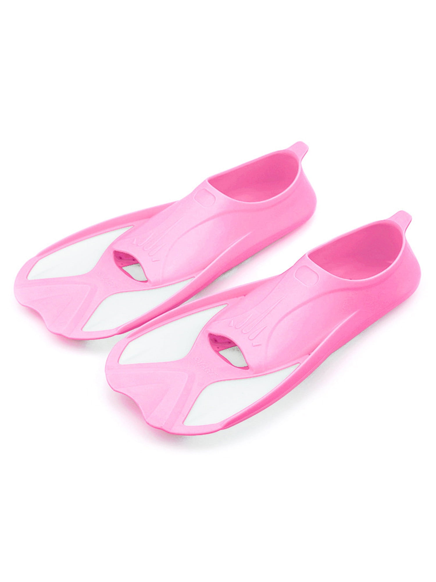 Frontwalk Girls Swim Fins Flat Diving Snorkeling Shoes Slip On Flippers Surfing For Lap Swimming