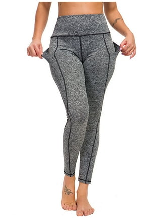 3 Pack Leggings with Pockets for Women - High Waisted Tummy Control Yoga  Pants for Workout, Running