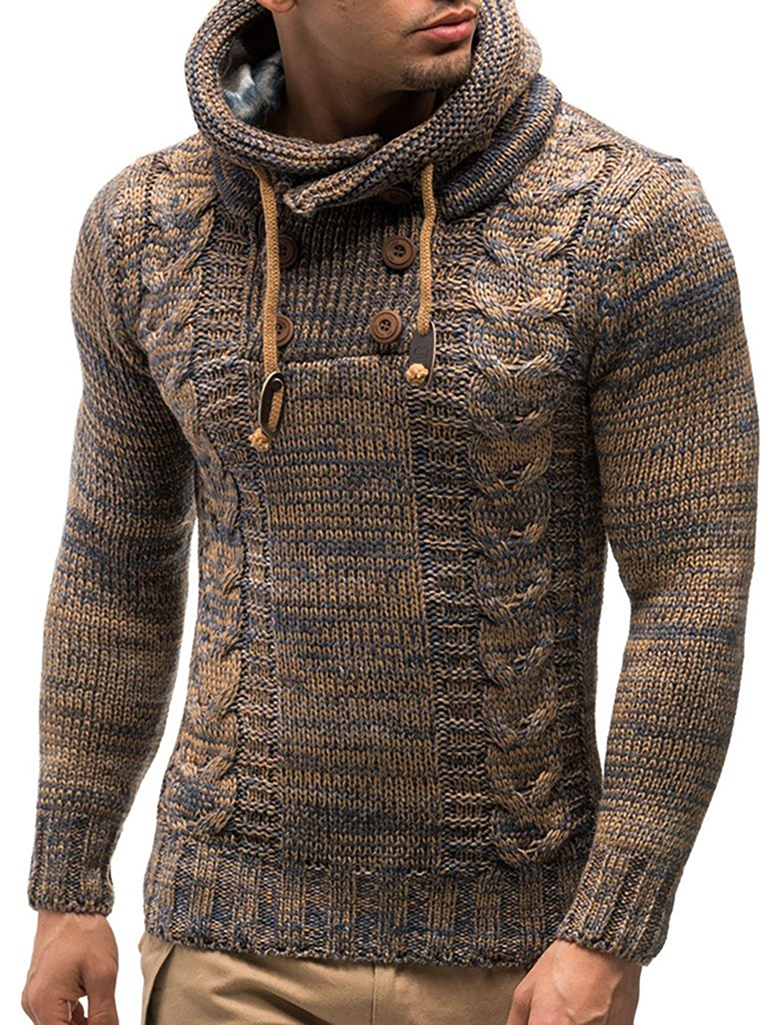 Turtleneck clearance hoodies mens