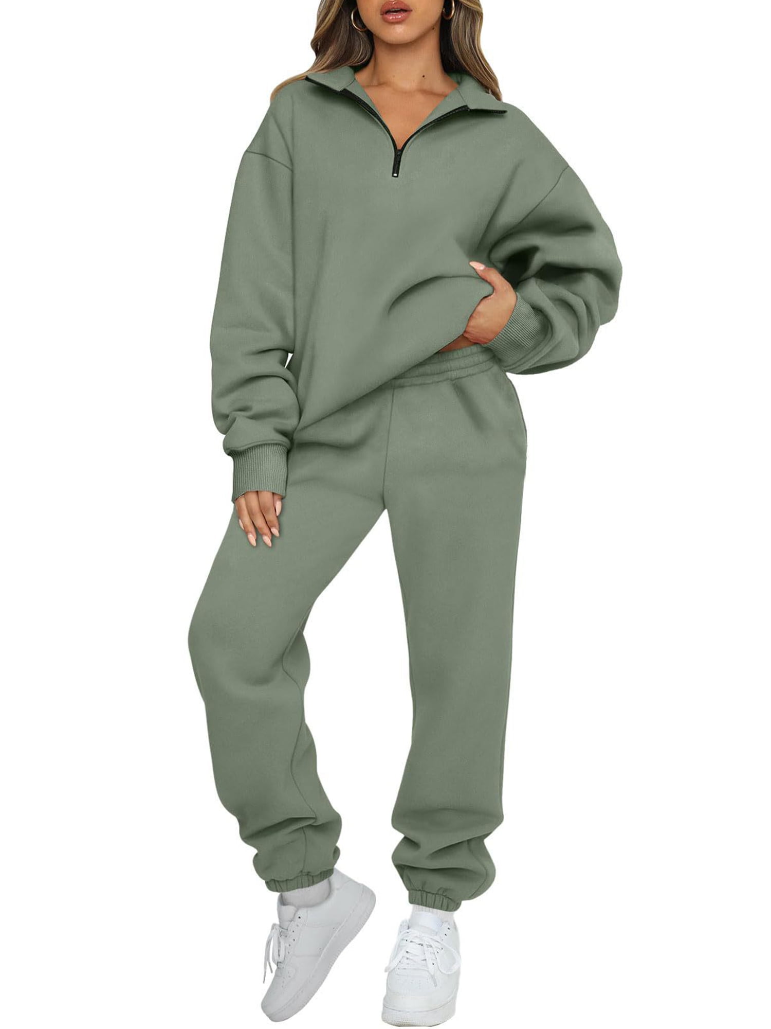 Half Zip Womens Sweatshirts And Joggers Polo Ralph Lauren Co-ord