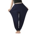 thumbnail image 1 of Frontwalk Joggers Pants for Women Comfy Lounge Pants Elastic Waist Sweatpants Drawstring Running Workout Yoga Pants, 1 of 5