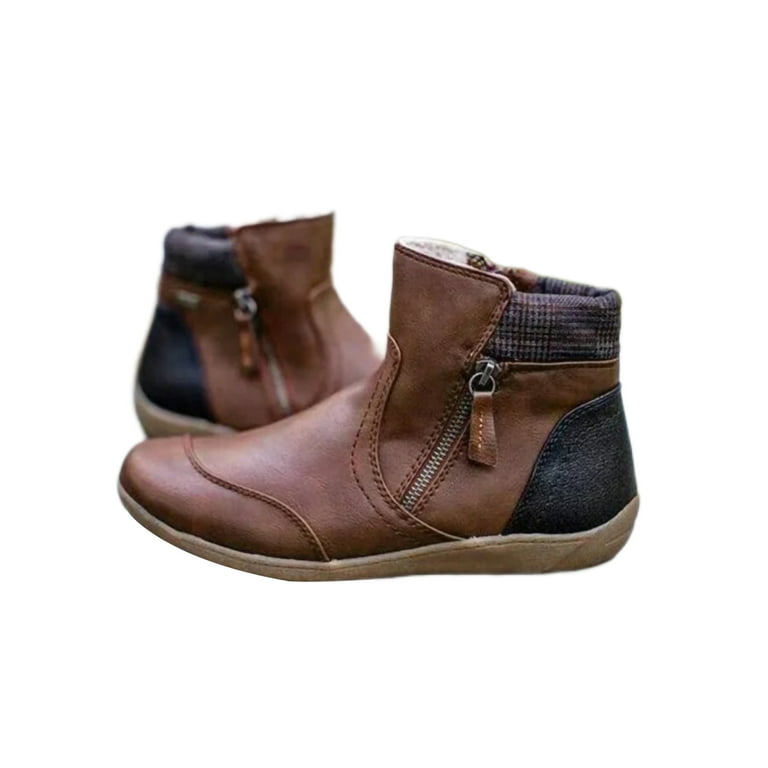 Ladies cushion walk ankle boots top