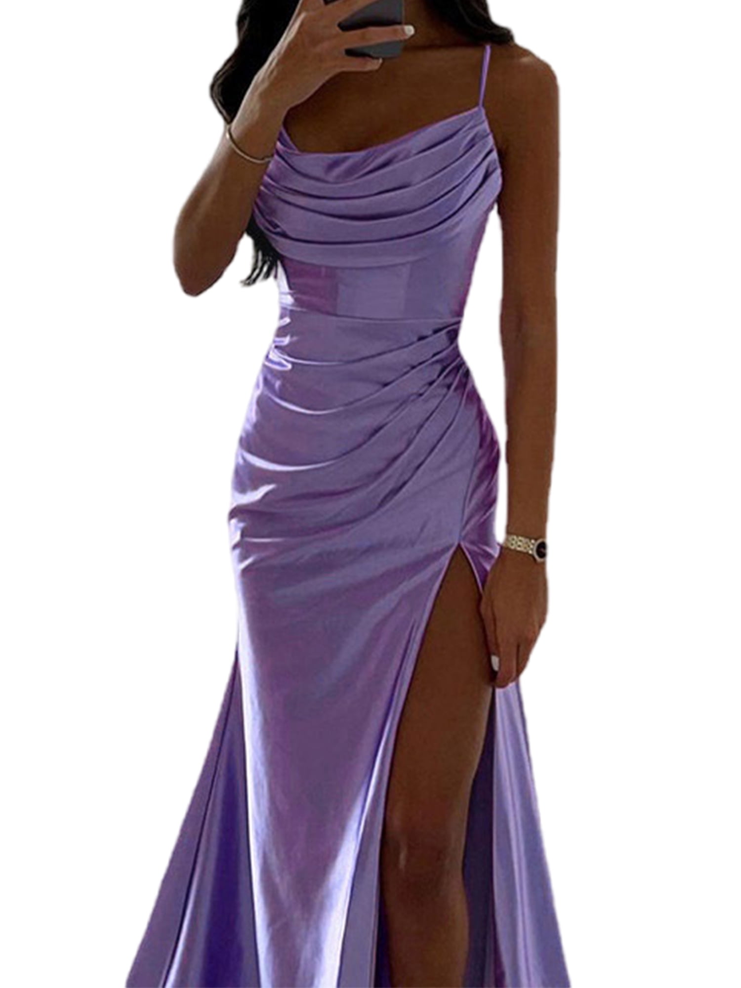 Plus Size V-Neck Short Sleeve Pleated Lace Evening Dress, 52% OFF