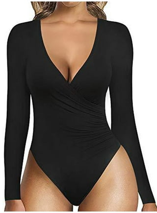 Black one piece bodysuit deals