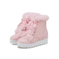 thumbnail image 1 of Frontwalk Ladies Snow Boots Plush Lined Winter Boot Lace Up Hidden Wedge Booties Cold Non-slip Ankle Bootie Women Faux Fur Shoes Pink 8.5, 1 of 9