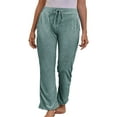 thumbnail image 1 of Frontwalk Womens Pajama Pants Comfy Plain Wide Leg Lounge Pants Sleepwear Drawstring Elastic Waist Long Pj Pyjamas Bottoms, 1 of 2
