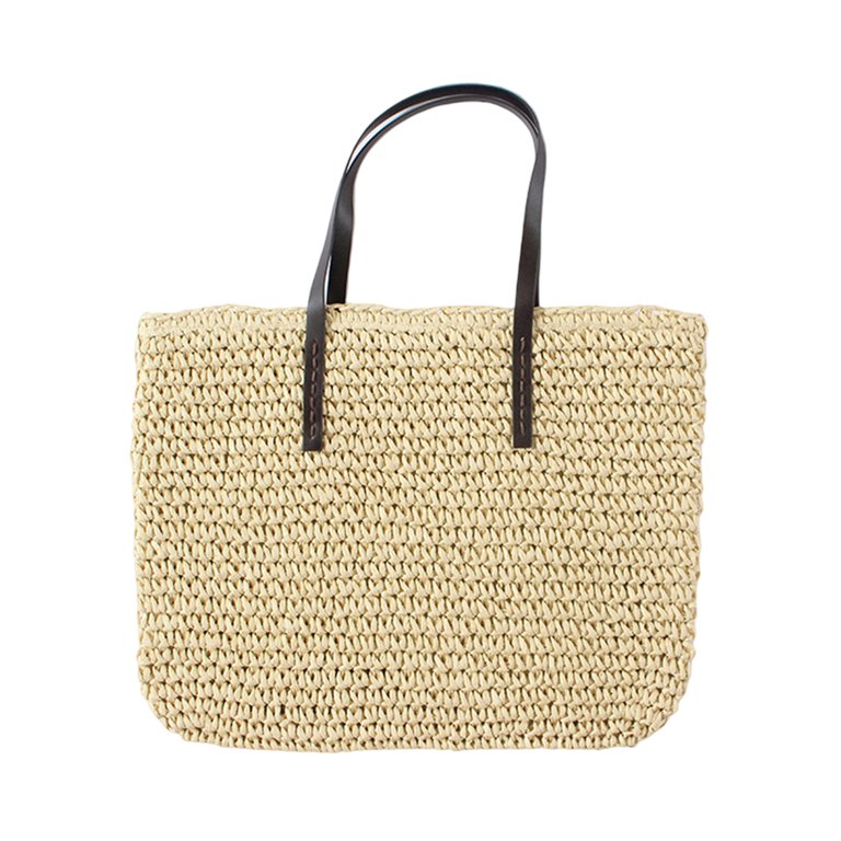  Women Summer Beach Bag, Straw Handbag Top Handle Big Capacity  Travel Tote Purse Hand Woven Straw Large Hobo Bag (Beige) : Clothing, Shoes  & Jewelry