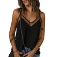 thumbnail image 1 of Frontwalk Ladies Tank Tops Strappy Summer Top Cami Vest Women Casual Blouse Sleeveless Tee Black 2XL, 1 of 4