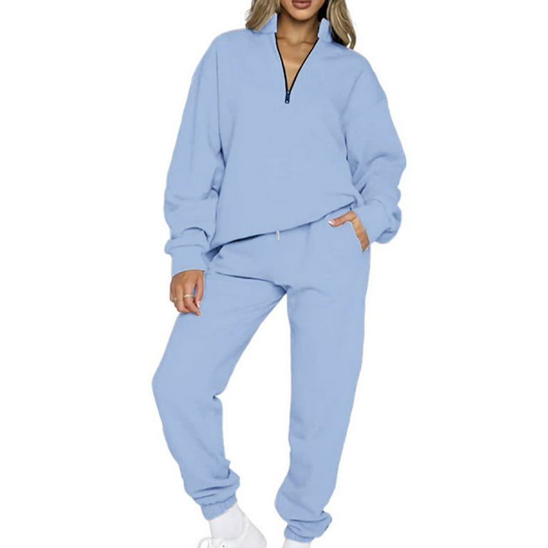 Blue nike deals tracksuit womens