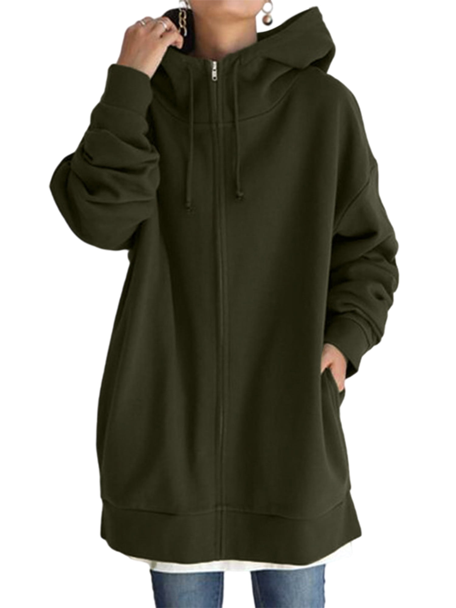 Thin long hoodie sale