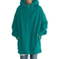 thumbnail image 1 of Frontwalk Lightweight Zip Up Hoodies for Women Hooded Sweatshirts with Pocket Long Sleeve Thin Jacket with Zipper Green 2XL, 1 of 6