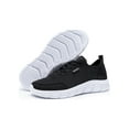 thumbnail image 1 of Frontwalk Man Sneakers Lace Up Trainers Closed Toe Shoes Running Non Slip Males Low Top Black White 11, 1 of 8