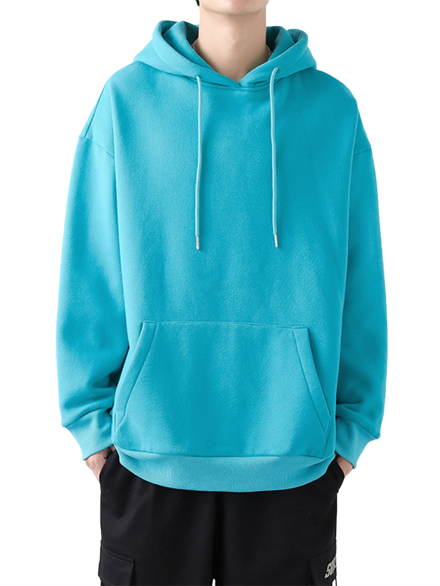 Frontwalk Men Sweatshirt Fall Casual Pullover Hoodie Winter