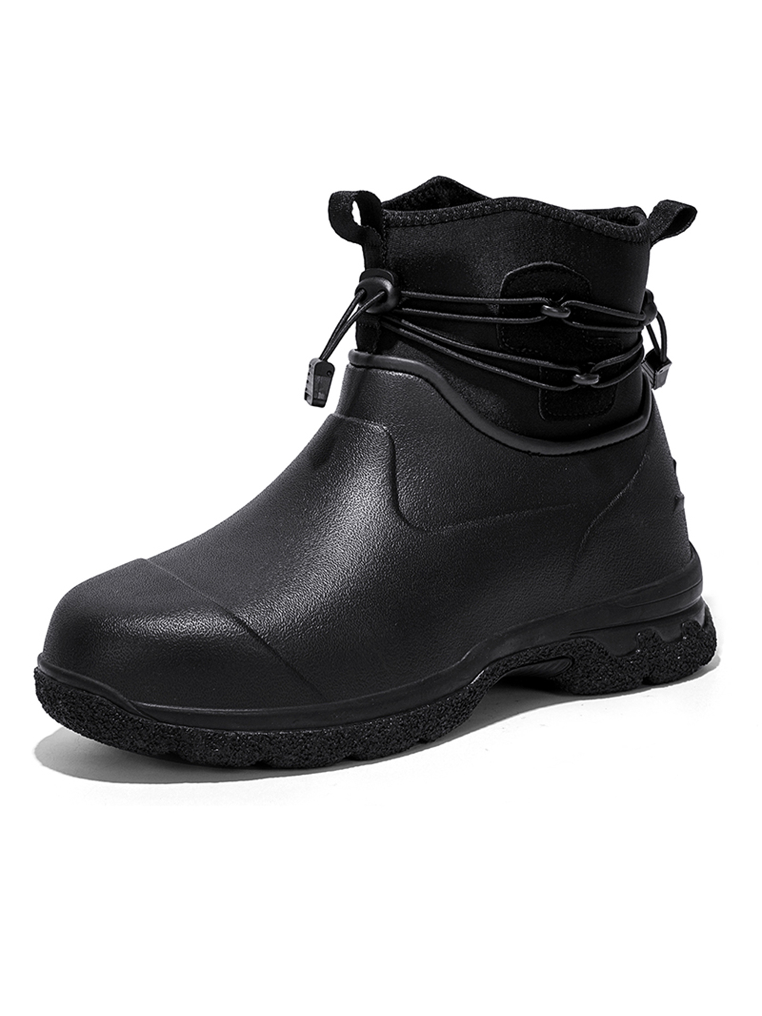 Frontwalk Men's Rubber Boot Outdoor Garden Shoes Slip Resistant Rain