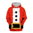 thumbnail image 1 of Frontwalk Men's Xmas Hooded Sweatshirts Santa Claus Print Christmas Hoodies Jumbo Printed Pullover Tops Mens Funny Hoodie Sweatshirt Long Sleeve Style-D L, 1 of 3