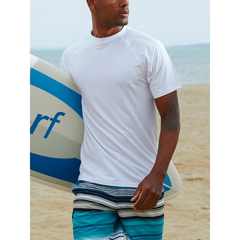OhSunny Anti UV Sun Protection Men Long Sleeve Swimsuit Swim Rash