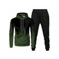 thumbnail image 1 of Frontwalk Mens Casual 3D Print Tracksuit Hooded Pullover and Elastic Waist Sweatpants Sweatshirt 2 Piece Set, 1 of 2