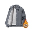 thumbnail image 1 of Frontwalk Mens Outwear Long Sleeve Winter Warm Jacket Coat Men Casual Overcoats 2258 Gray Gray M, 1 of 4