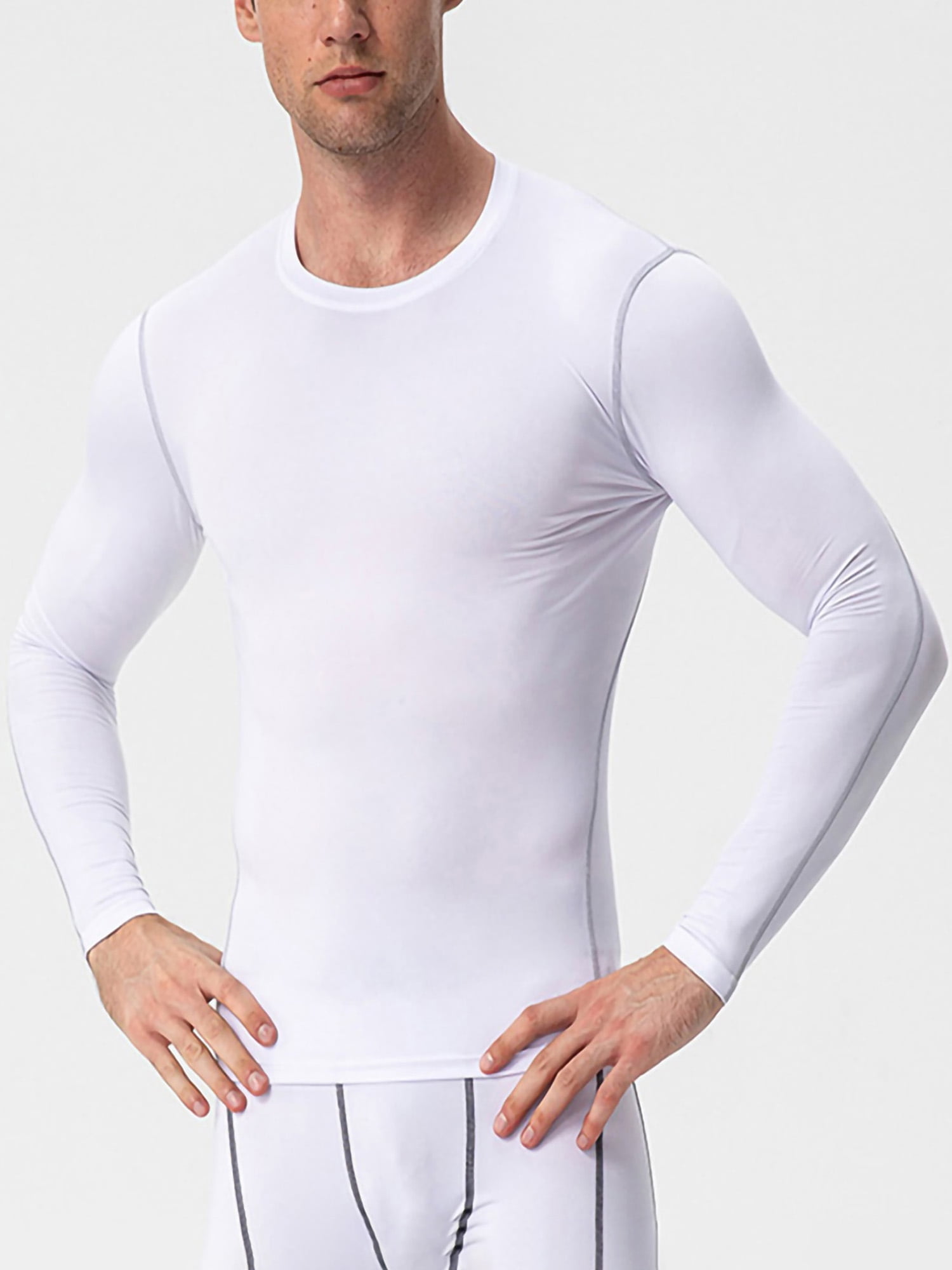 Men's Compression Running Baselayer Athletic Cool Dry Sports