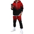 thumbnail image 1 of Frontwalk Mens Sweat Suit Set Plus Size Tracksuit Jogging 2 Piece Athletic Outfit Hoodie Sports Sweatsuit Pullover Sets, 1 of 6