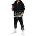 thumbnail image 1 of Frontwalk Mens Sweat Suit Set Plus Size Tracksuit Jogging 2 Piece Athletic Outfit Hoodie Sports Sweatsuit Pullover Sets, 1 of 6