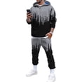 thumbnail image 1 of Frontwalk Mens Sweat Suit Set Plus Size Tracksuit Jogging 2 Piece Athletic Outfit Hoodie Sports Sweatsuit Pullover Sets, 1 of 6