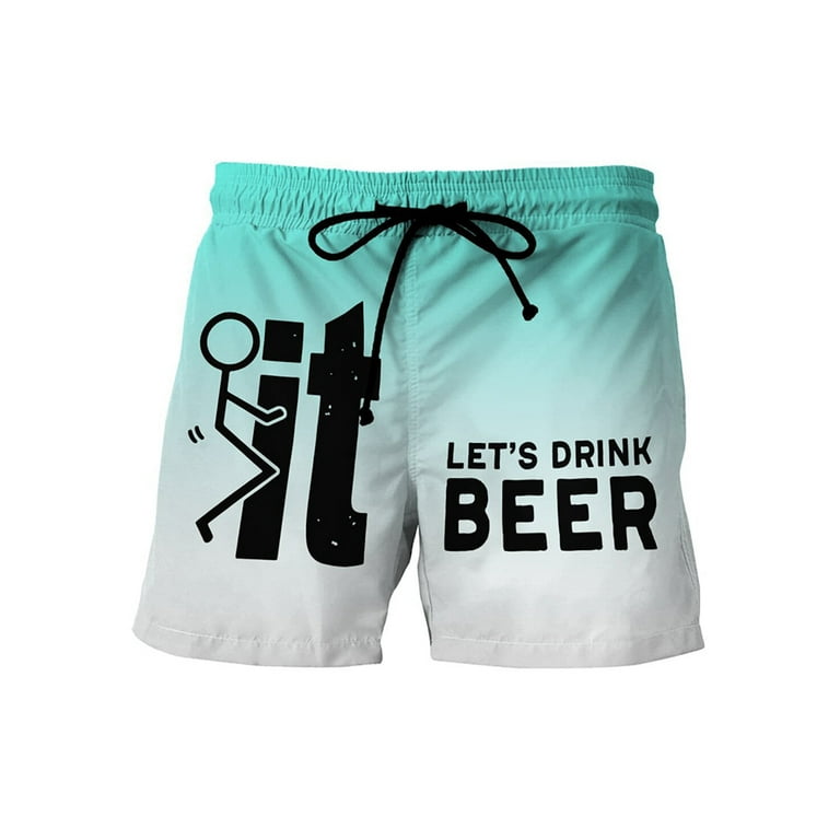 Frontwalk Mens Swim Trunks Quick Dry Swimwear Beach Short Summer