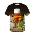 thumbnail image 1 of Frontwalk Mens T-Shirt Short Sleeve Shirts Graphic Summer Tops Men Fashion Tees 3D Print Blouse Style-C 5XL, 1 of 2